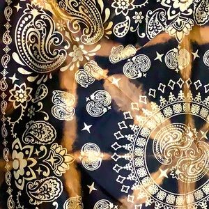Reverse Tie Dye Bandanna